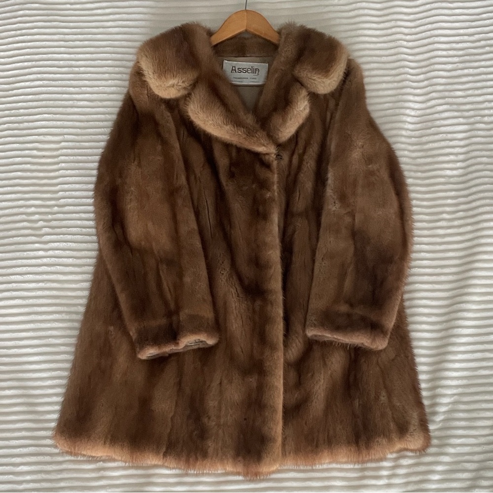 Brown Mink Fur Coat